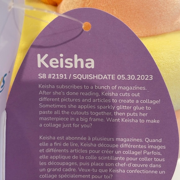 NWT 8” Keisha the Carrot Cake Cupcake Easter Squishmallow - Picture 6 of 6